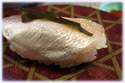 小鯛の鮨＠平禄寿司
