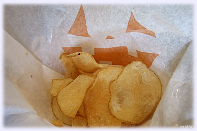 自家製ポテトチップス